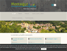Tablet Screenshot of montaigut-sur-save.com